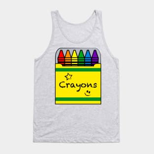 Colorful Crayons Tank Top